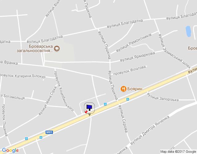 Билборд/Щит, Бровары, м. Бровари, вул. Київська, 80, за 150м до повороту на вул. Сєрова та магазину "Фора"