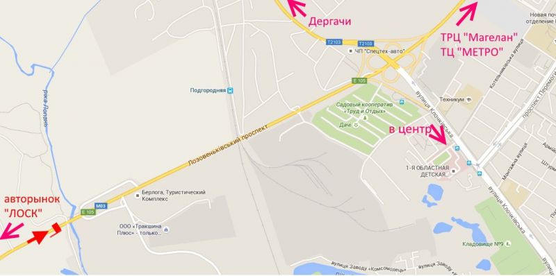 Білборд/Щит, Харків, Лозовеньківський пр-т біля готелю "Берлога" у бік Олексіївки