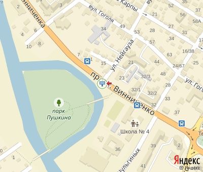 Билборд/Щит, Кропивницкий, Винниченко пр., 38 ( Парк "Козачий острів", Школа № 4)