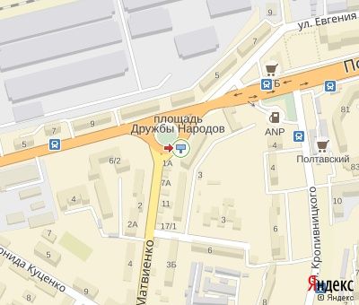 Билборд/Щит, Кропивницкий, Дружби народів пл., 6 - Полтавская вул.