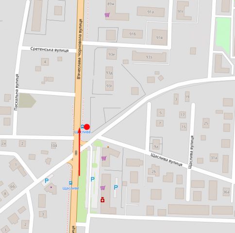 Билборд/Щит, Ровно, вул. Чорновола, 93