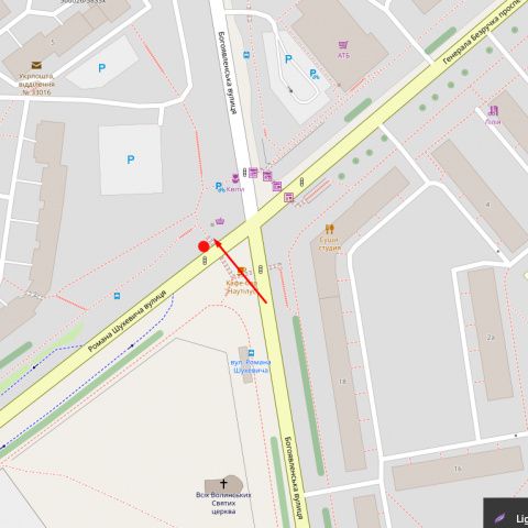 Билборд/Щит, Ровно, перехр. вул. Шухевича-Богоявленська