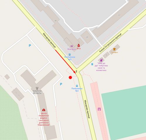 Билборд/Щит, Ровно, перехр. вул. Макарова-Острозького