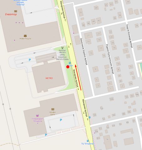 Билборд/Щит, Ровно, Макарова, 21 (біля гіпермаркета "Метро")