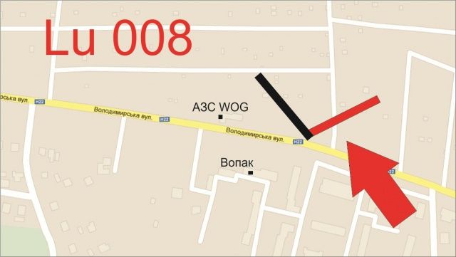 Билборд/Щит, Луцк, Володимирська_АЗС WOG_с.м. АТБ