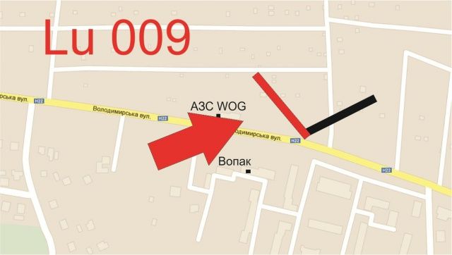 Білборд/Щит, Луцьк, Володимирська_АЗС WOG_с.м.АТБ