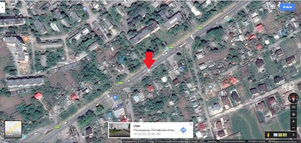 Білборд/Щит, Полтава, м Полтава вул Геофізична в`їзд в Полтаву зі сторони Кременчука, розворот тролейбусів та маршрутних таксі