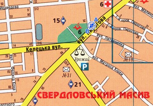 Скролл/Ситиборд, Винница, Пирогова вул., 52 - Блока вул.