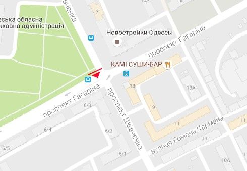 Скрол/Сітіборд, Одеса, Шевченко пр., 4 - Гагарина пр.