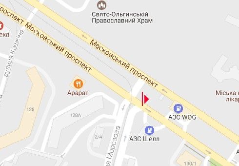Билборд/Щит, Харьков, Героїв Харкова просп. (Московський просп.), 130/1 - Морозова вул.
