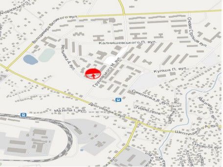 Билборд/Щит, Стебник, вул.Грушевського (РИНОК)