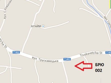 Білборд/Щит, Борислав, вул. Трускавецька (вїзд з Трускавця в Борислав)