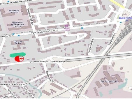 Билборд/Щит, Дрогобыч, вул Стрийська (за мостом в центр)