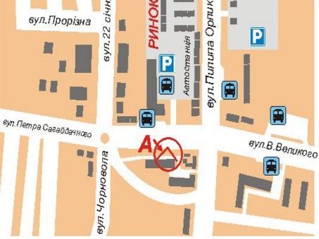 Білборд/Щит, Дрогобич, перехрестя вул.В.Великого- вул.П.Орлика, Автостанція