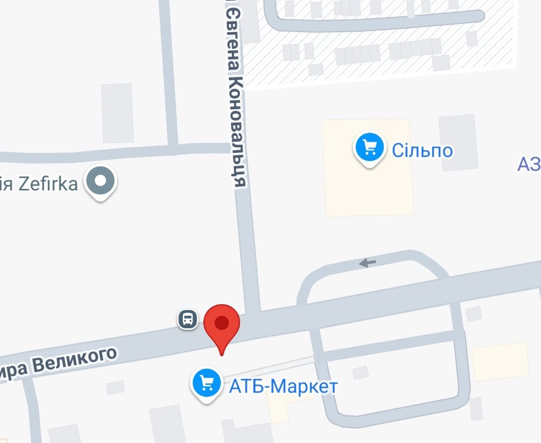 Билборд/Щит, Дрогобыч, вул.В.Великого, 66/1, АТБ, Сільпо, Будматеріали