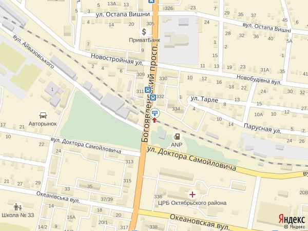 Билборд/Щит, Николаев, просп. Богоявленский, 332 - перед ж/д переездом