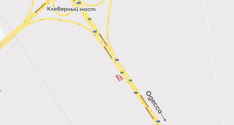 Білборд/Щит, Траси, Киевская трасса