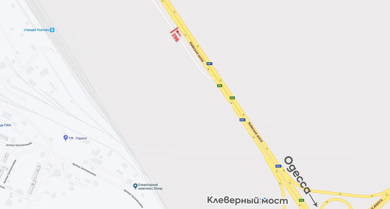 Білборд/Щит, Траси, Киевская трасса