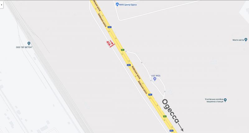 Білборд/Щит, Траси, Киевская трасса