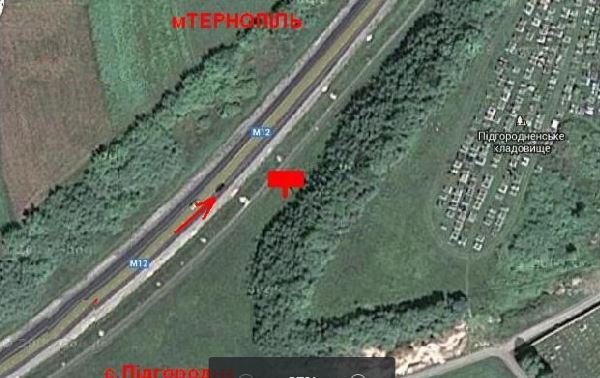 Билборд/Щит, Трассы, Бережанська тр. 6 в місто А на підйомі