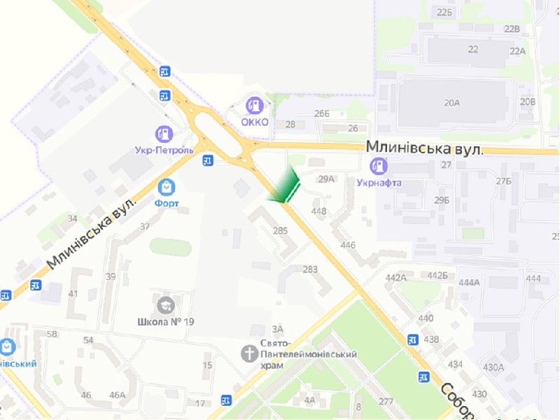 Білборд/Щит, Рівне, м. Рівне, вул. Соборна, поруч з будинком №446