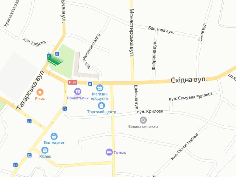 Білборд/Щит, Острог, м. Острог, вул. Татарська, навпроти буд. №2