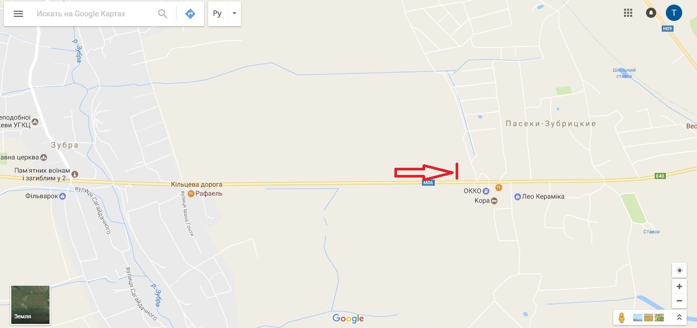 Билборд/Щит, Трассы, Пасіки-Зубрецькі (АЗС ОККО) (лівий)