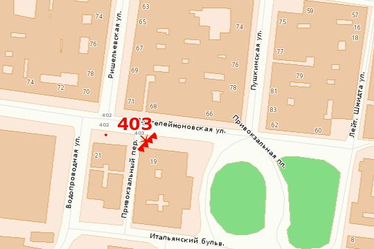 Скролл/Ситиборд, Одесса, вул.Пантелеймонівська, 19 - пер.Привокзальний (управління Ж/Д)