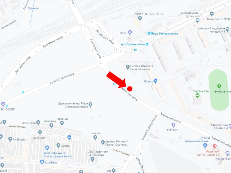 Білборд/Щит, Київ, Харківське шосе, 21, в бік Харківської пл.