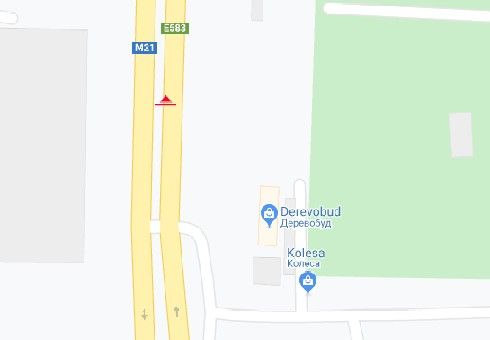 Билборд/Щит, Винница, Київська вул., Водоканал (роздільник)