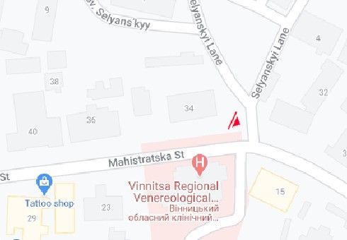 Беклайт, Винница, Магістратська
вул. (Магістратська вул.) - Селянський пров.