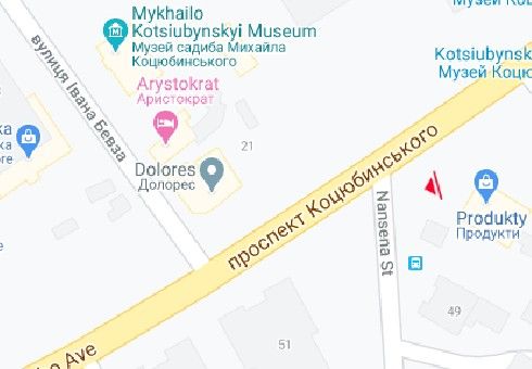 Скролл/Ситиборд, Винница, Коцюбинського просп. - Нансена вул.