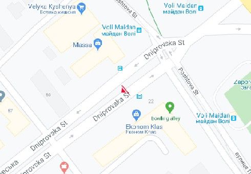 Билборд/Щит, Запорожье, Днепровская ул. - Почтовая ул., Свободы пл.