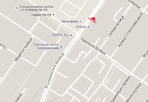 Билборд/Щит, Запорожье, Бородинська вул., 20б - Ладозька вул.