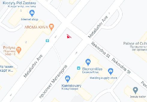 Білборд/Щит, Запоріжжя, Металургів просп. - Рекордна вул.
