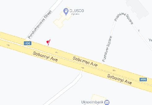 Билборд/Щит, Запорожье, Соборний просп., 113