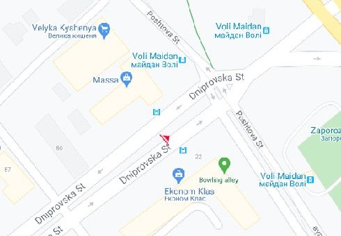 Роллер/Призматрон, Запорожье, Дніпровська вул. - Поштова вул., Свободи пл.