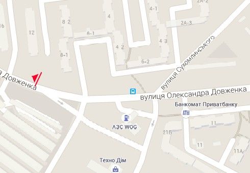 Билборд/Щит, Ивано-Франковск, Довженка вул., 12