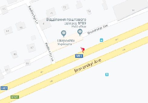 Суперсайт/Мегаборд, Киев, Броварський просп., 89 - Кадіївський пров.