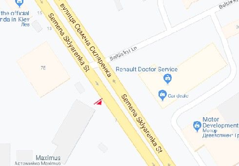 Білборд/Щит, Київ, Семена Скляренка вул., 7