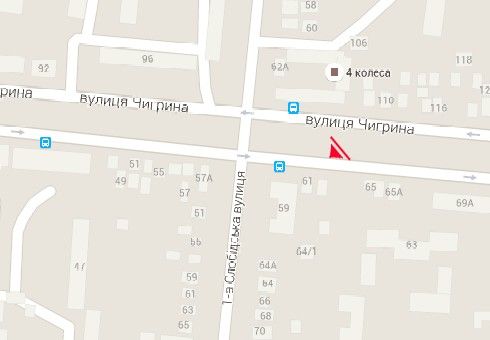 Билборд/Щит, Николаев, Погранична вул. (Чигрина вул.), 61 - Слобідська 1-а вул.