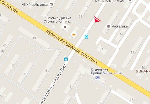 Билборд/Щит, Одесса, Івана та Юрія Лип вул. (Гайдара вул.) - Академіка Філатова вул., 54