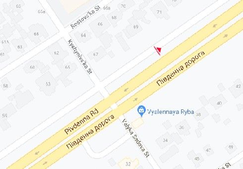 Билборд/Щит, Одесса, Південна дорога, 69