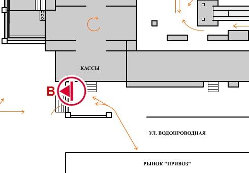 Сітілайт, Одеса, Привокзальна площа