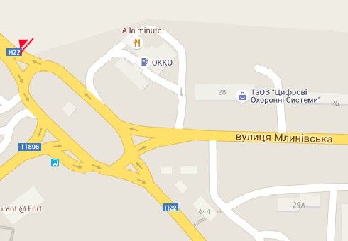 Билборд/Щит, Ровно, Соборна вул., в`їздіз до Ровно