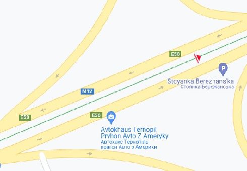 Билборд/Щит, Тернополь, Бережанська вул. - Будного вул., 1-й
