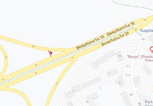 Білборд/Щит, Тернопіль, Бережанська вул. - Будного вул., 4-й