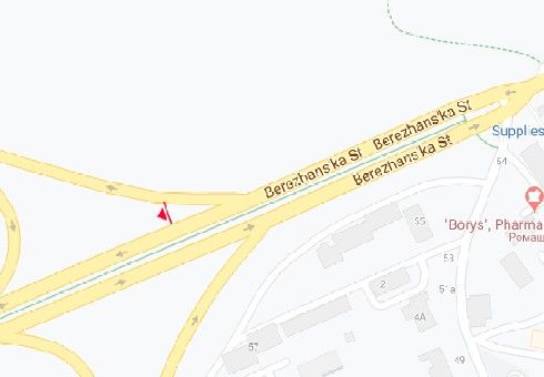 Білборд/Щит, Тернопіль, Бережанська вул. - Будного вул., 4-й
