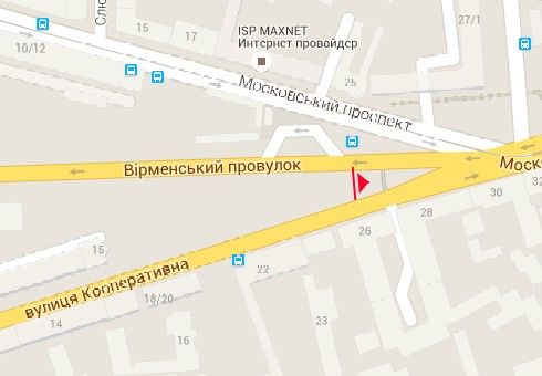 Скролл/Ситиборд, Харьков, Кооперативна вул. - Вірменський пров.