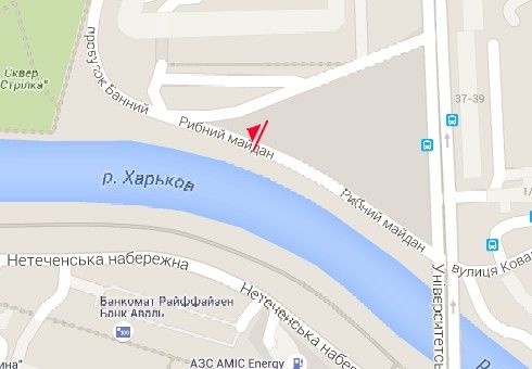 Скролл/Ситиборд, Харьков, Рибна пл. - Банний пров.